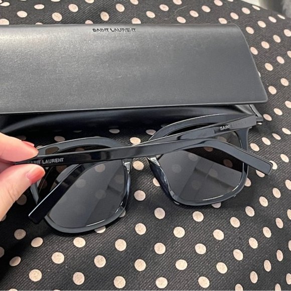 ✨New YSL Black Rectangular Sunglasses SL 285F main image 5